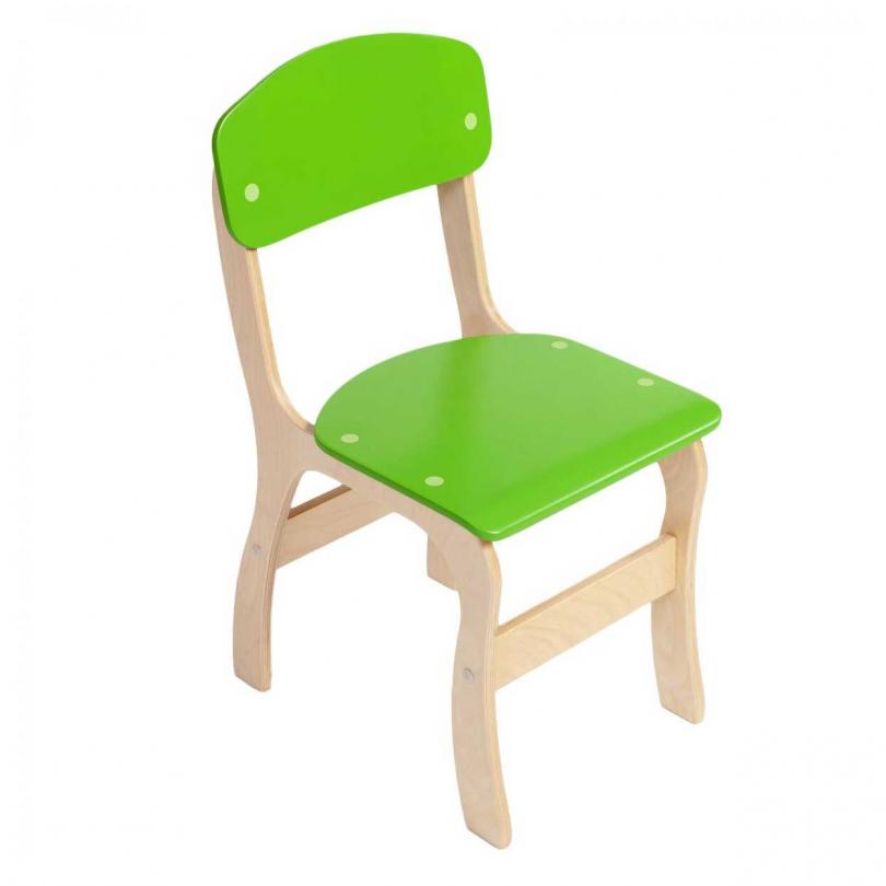 Стілець дитячий фанерний спинка та сидіння фарбовані 010-000939 (ГАМАЮНГРУП)